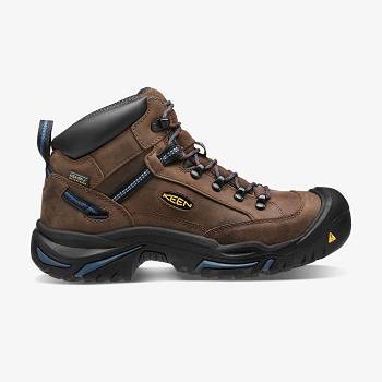 KEEN Braddock AL Waterproof Mid - Hnede Pracovne Cizmy Panske, K0230SK